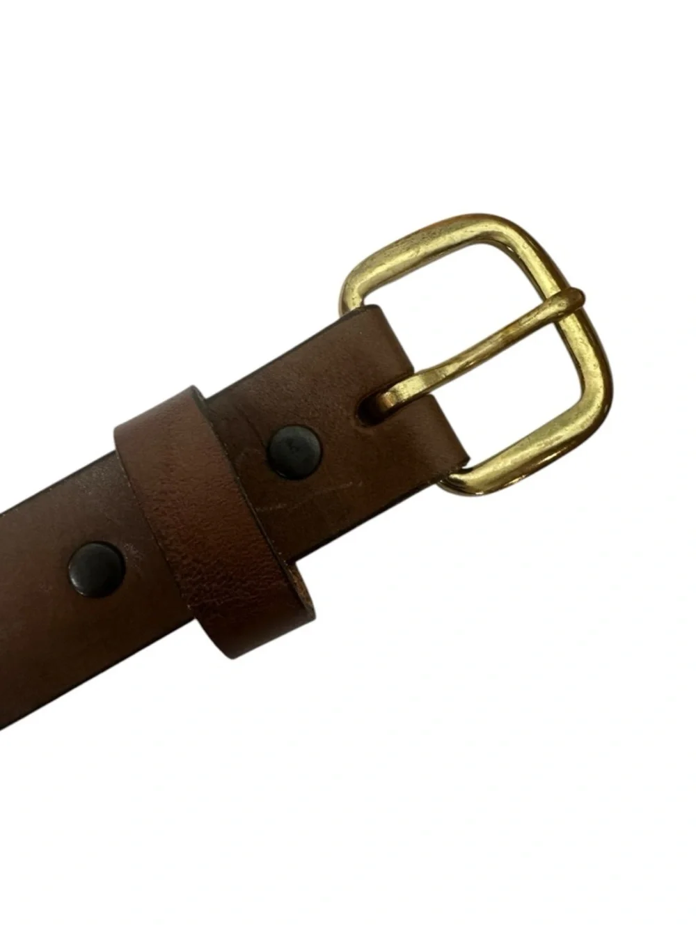 BRUSHY CREEK Full Grain Cow Hide Brown Belt Made in USA 7002X
